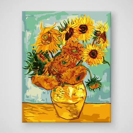 DOKYA DIY OIL PAINTING 40*50, Sunflowers